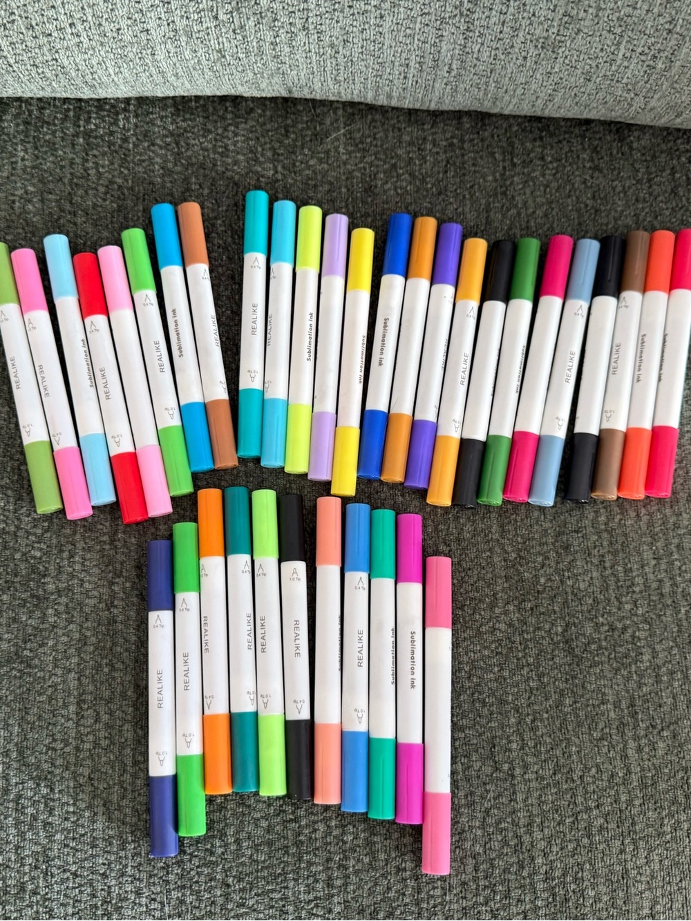 Sublimation Ink Pens-Assorted Dual-Tip Marker Set - Multicolor